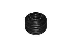 SC-CONE*25*6RIB*BLACK - P/N 76091.7